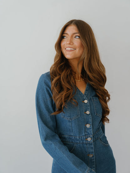 Simone Denim Dress - FINAL SALE